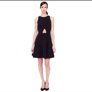 Club Monaco Black Mini Dress with Cutout size 0
